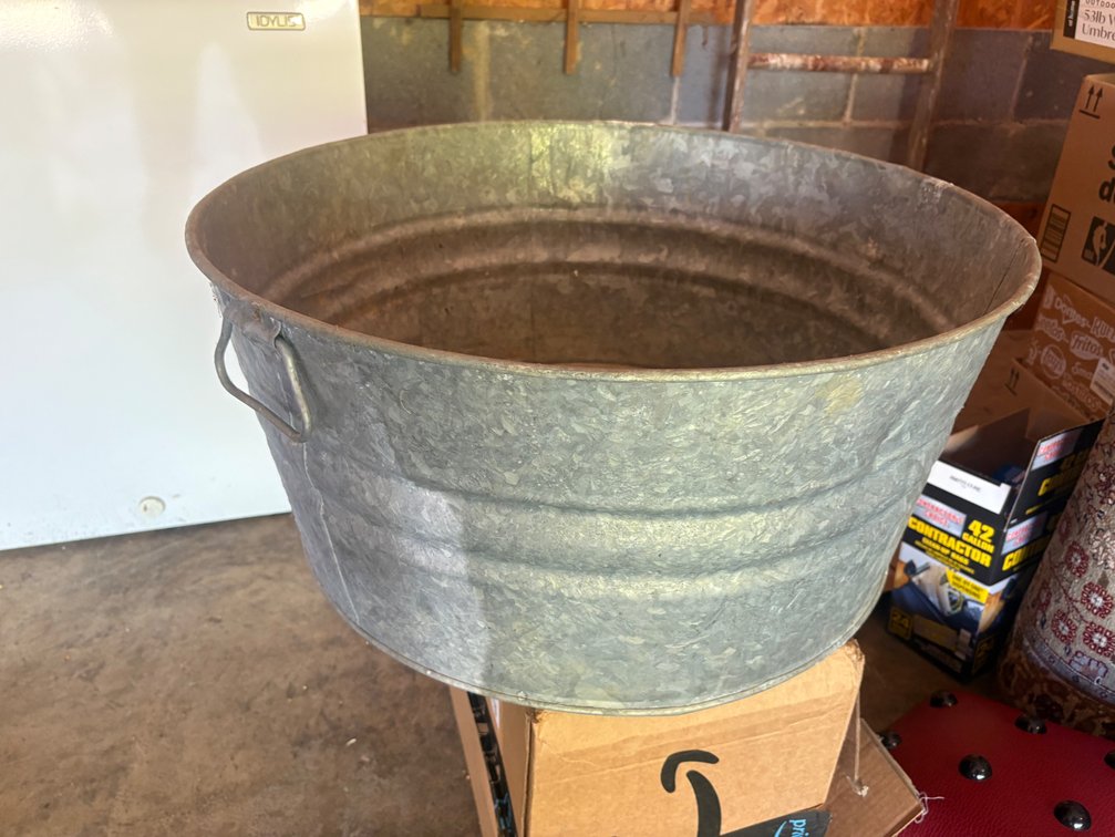 Galvanized Wash Tub