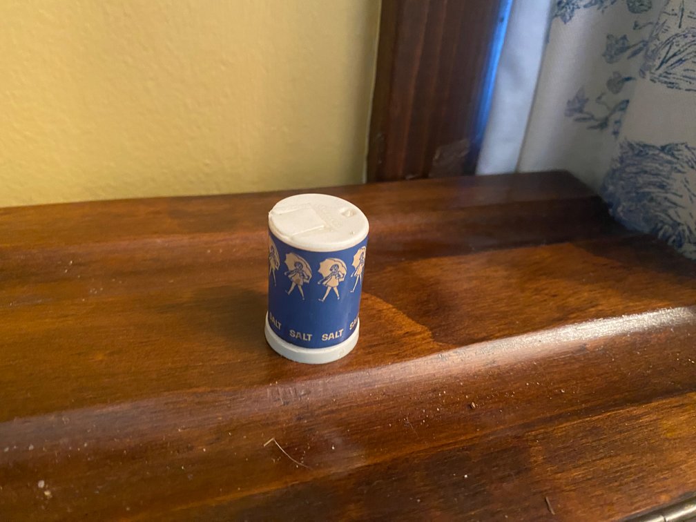 Miniature Morton Salt Shaker