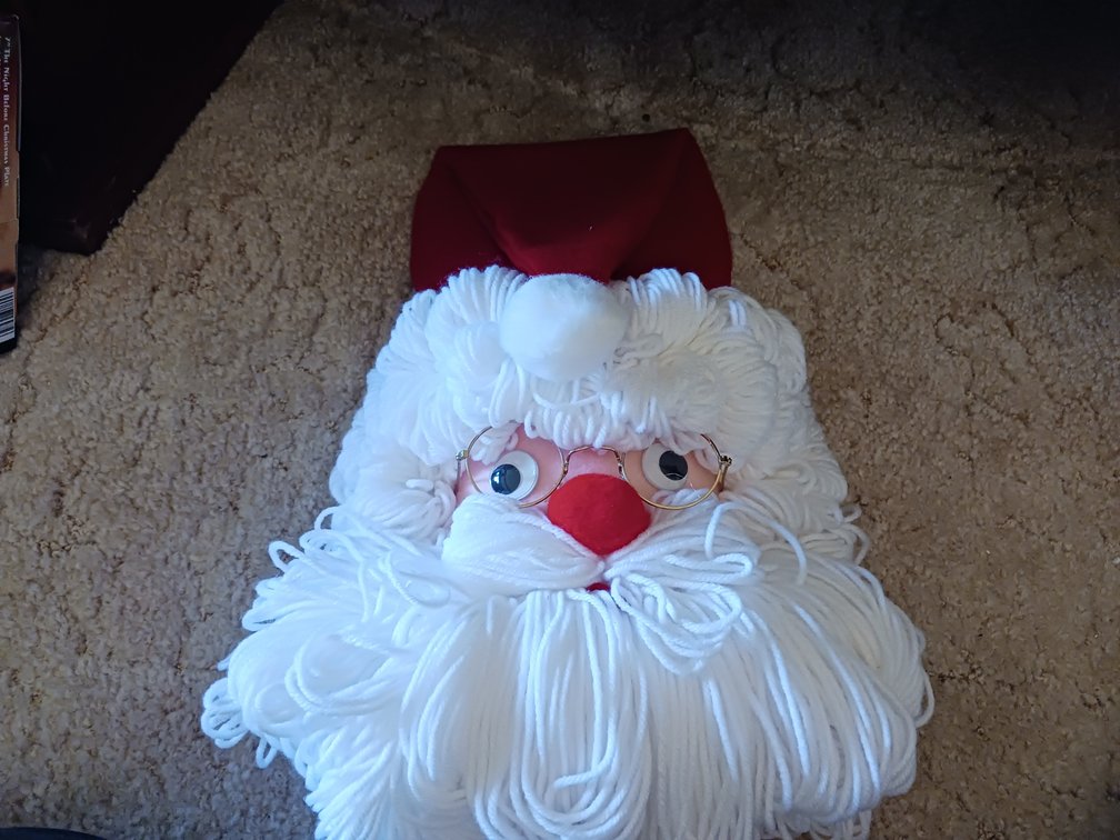 Santa Face Wall/Door Hanger