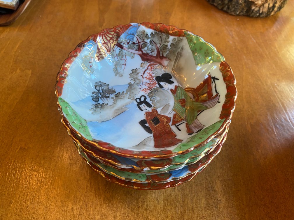 Japanese Geisha Girl Bowls