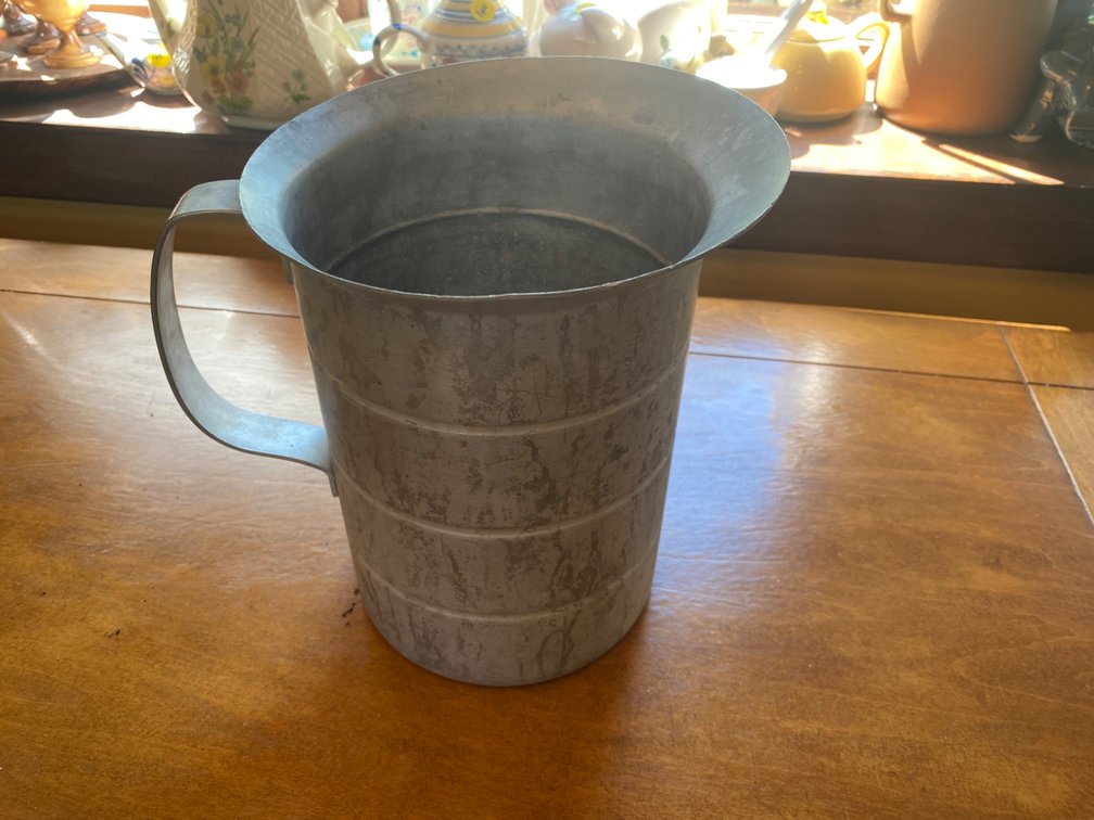 Vintage Aluminum Measuring Pitcher