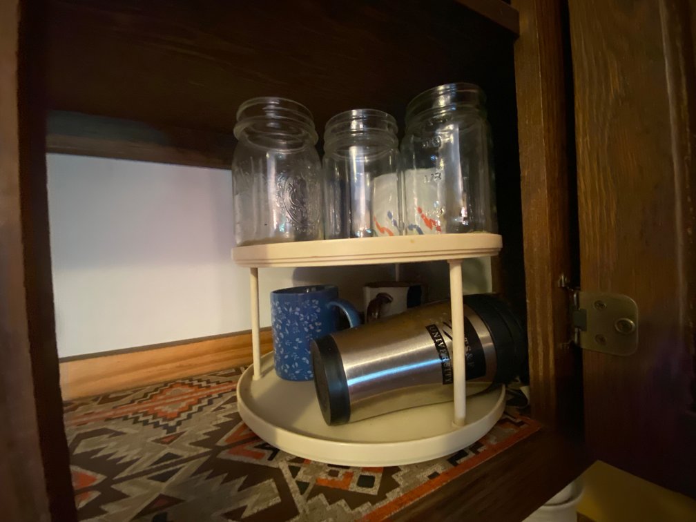2-Tier Plastic Rotating Organizer w/Contents
