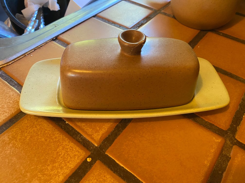 Metlox Poppytrail Butter Dish