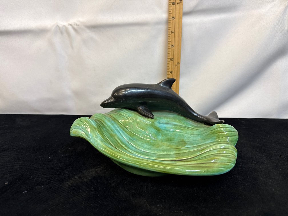 Ceramic Dolphin Trinket Dish
