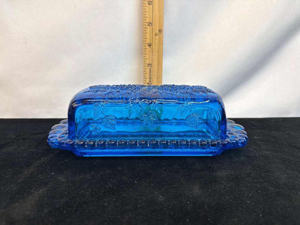 Cobalt Blue Butter Dish