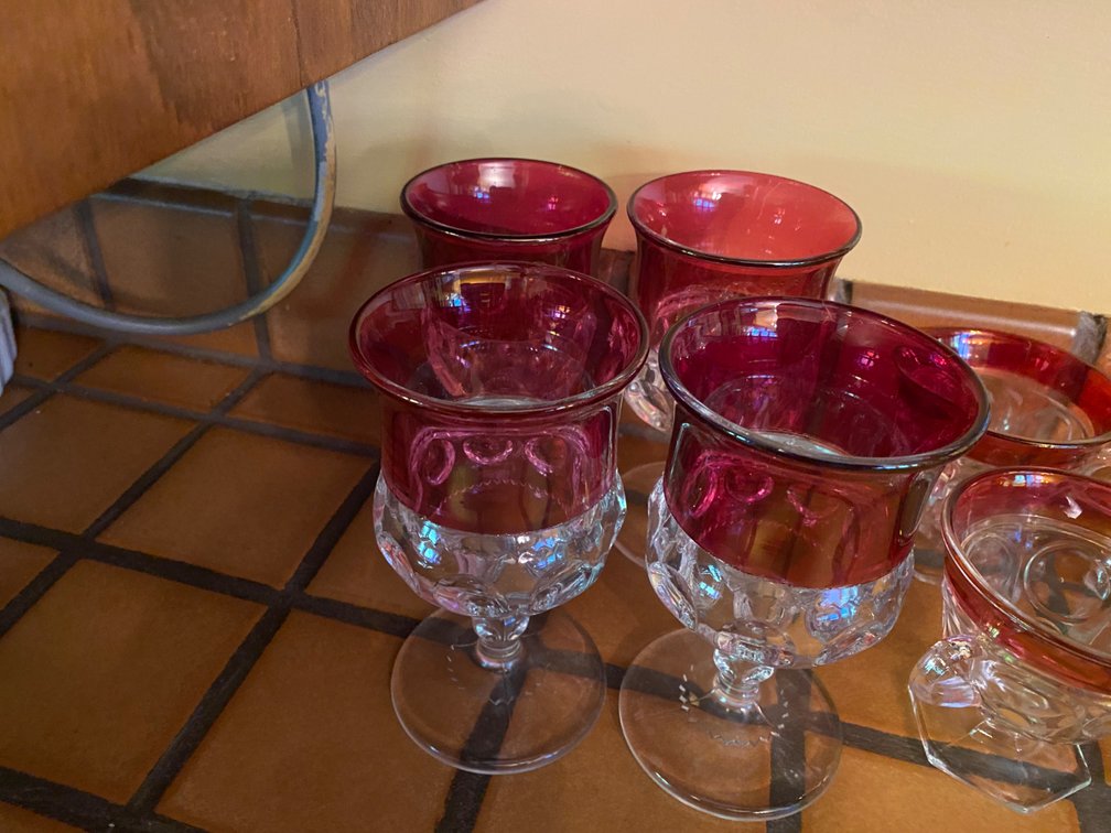 King's Crown Ruby Flashed Stemware