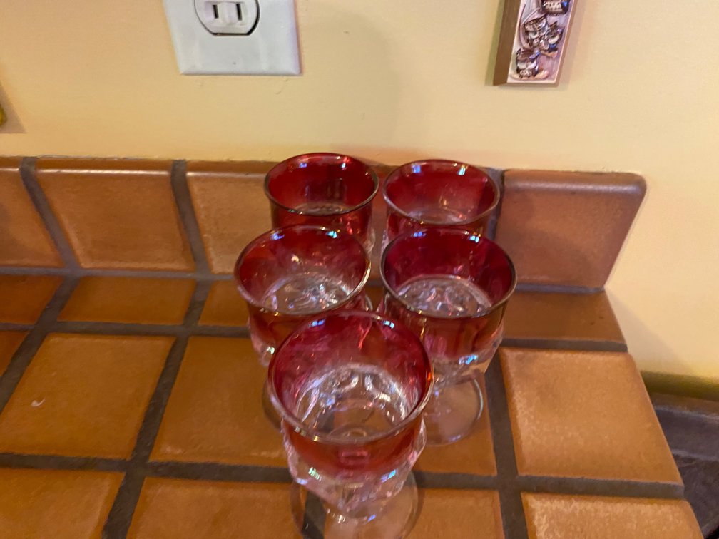 King's Crown Ruby Flashed Stemware
