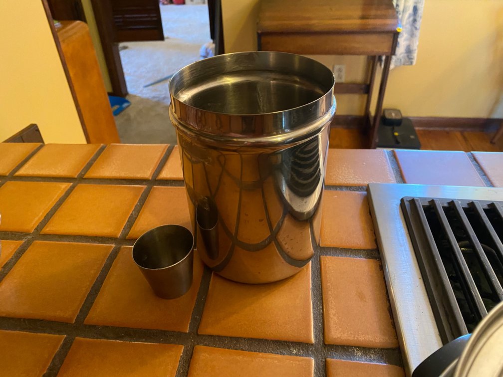 Vollrath Stainless Steel Medical Canister w/Small Cup