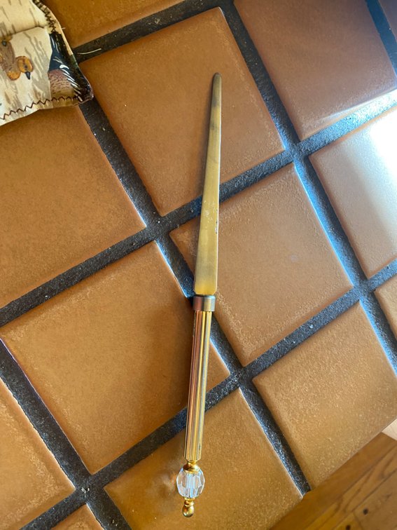Gold-Plated Letter Opener