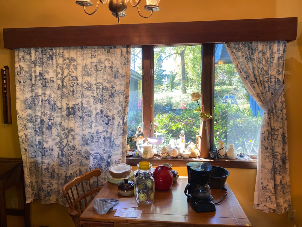 Blue & White French Country Curtains