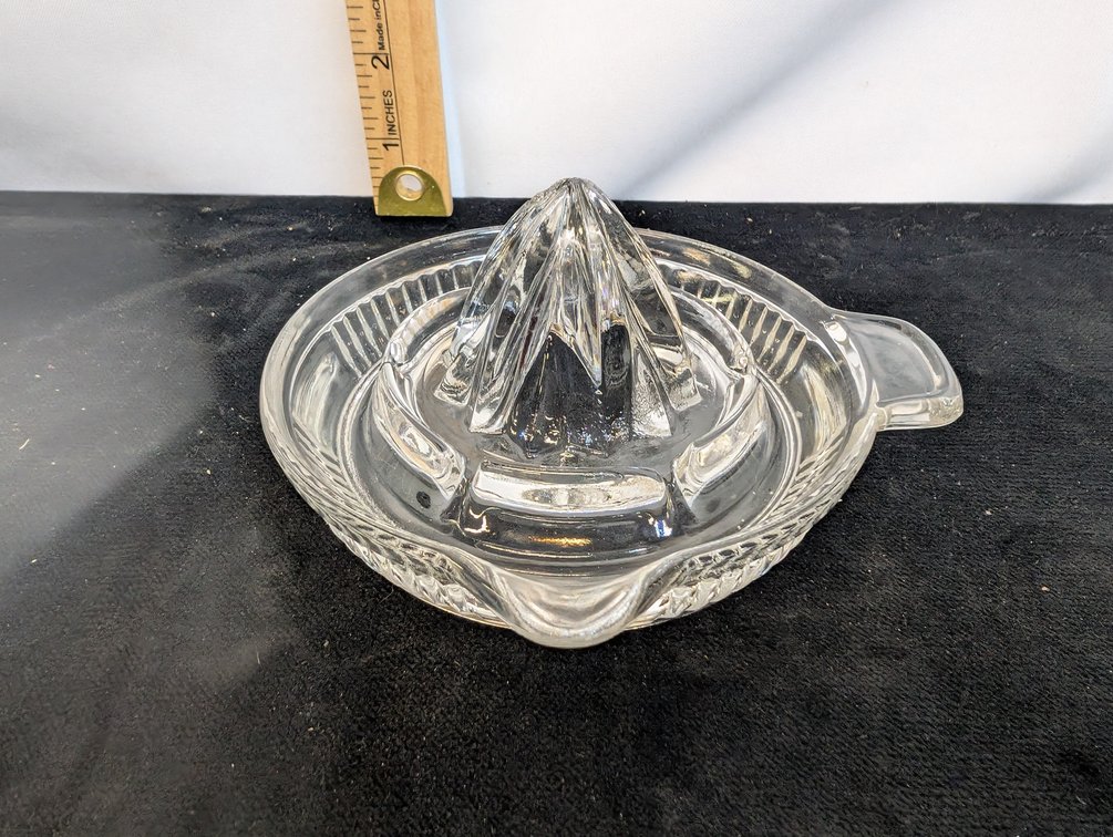 Vintage Clear Glass Juicer