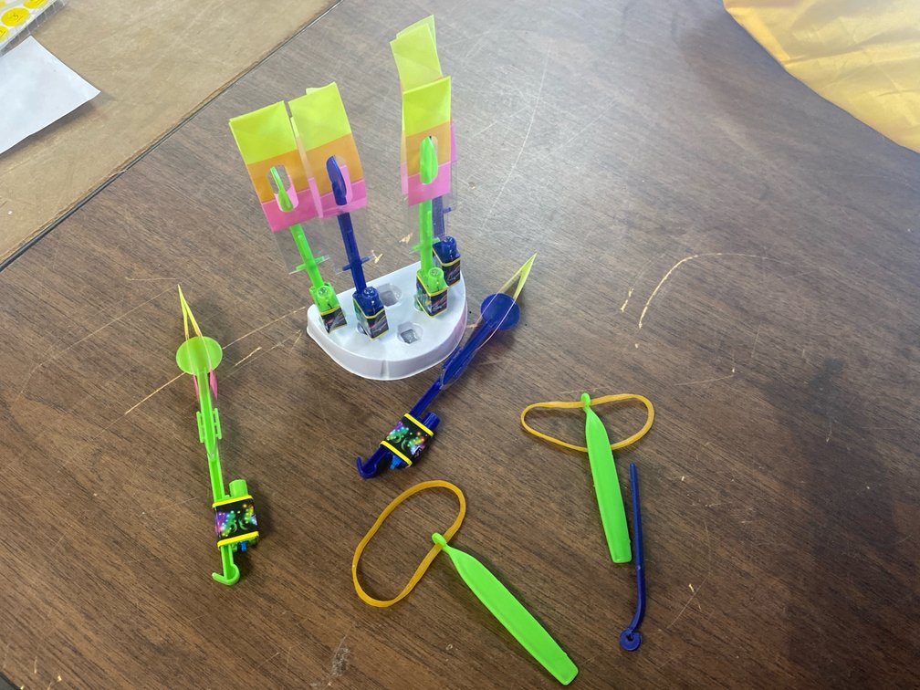 LED Slingshot Flying Helicopters