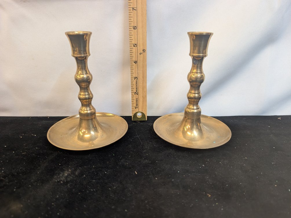 Solid Brass Candlesticks