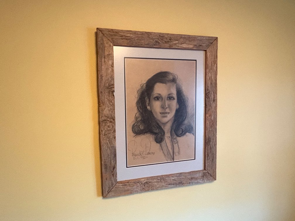 Framed Portrait Drawing