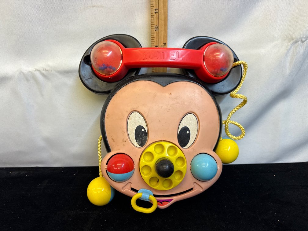 Vintage Mickey Phone Toy
