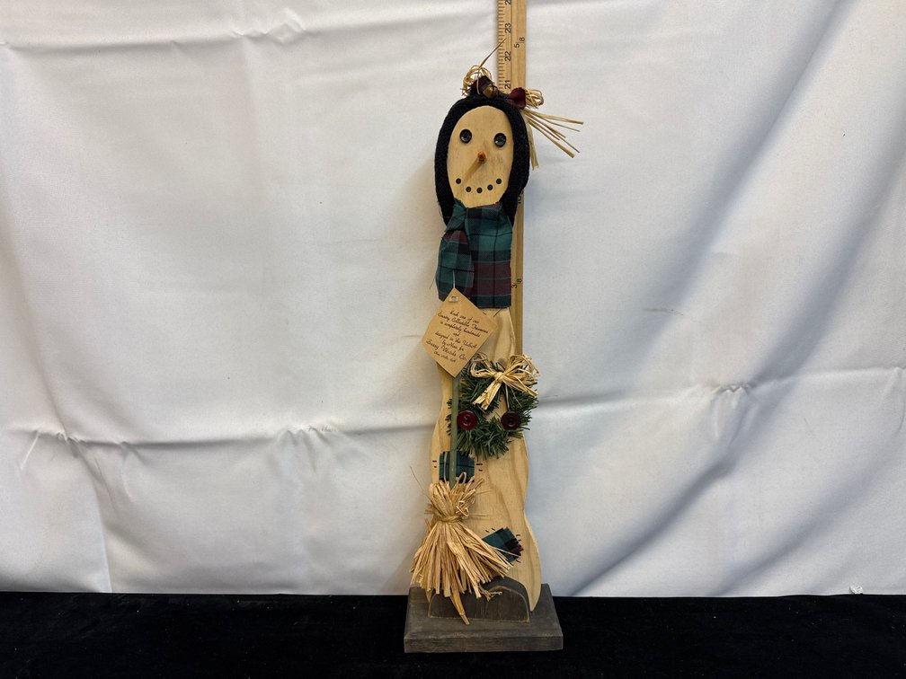 Wooden Snowman