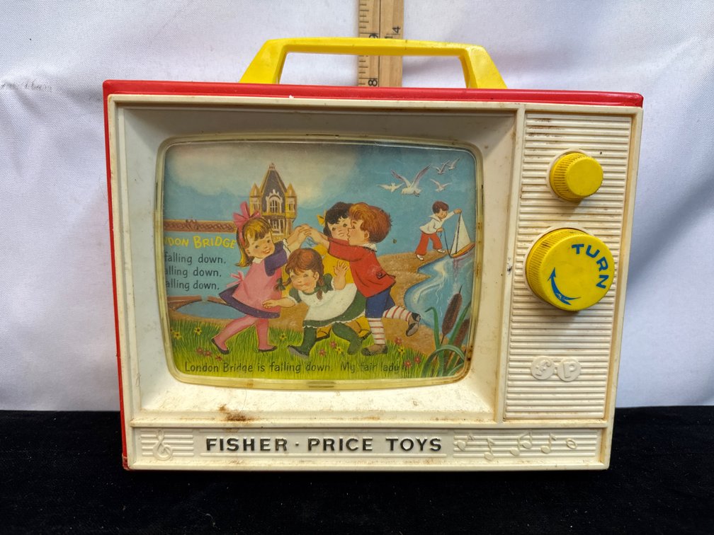 Vintage Fisher Price TV Toy