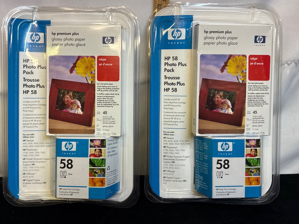 HP Premium Gloss Photo Paper & Ink 58