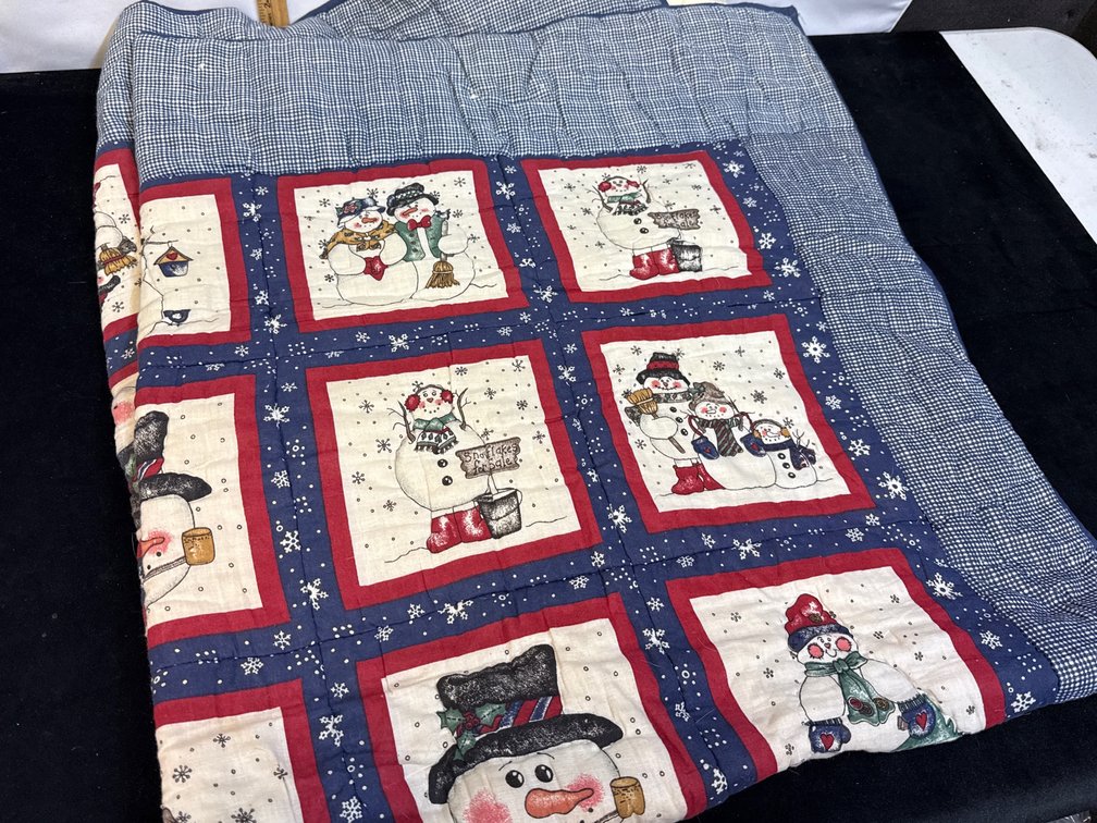 Snowman Christmas Quilt