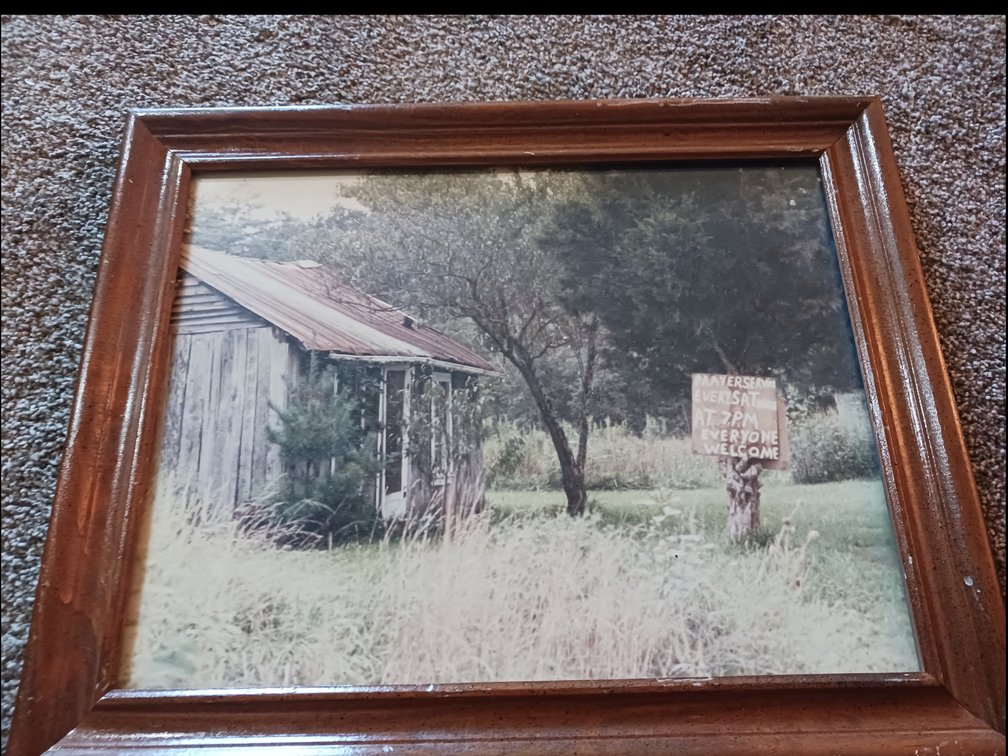 Weathered Wood House Framed Artwork