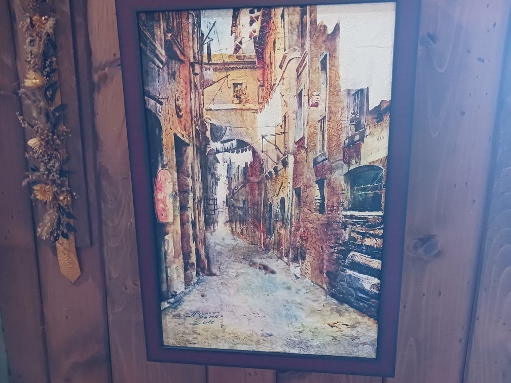 European Streetscape Framed Artwork
