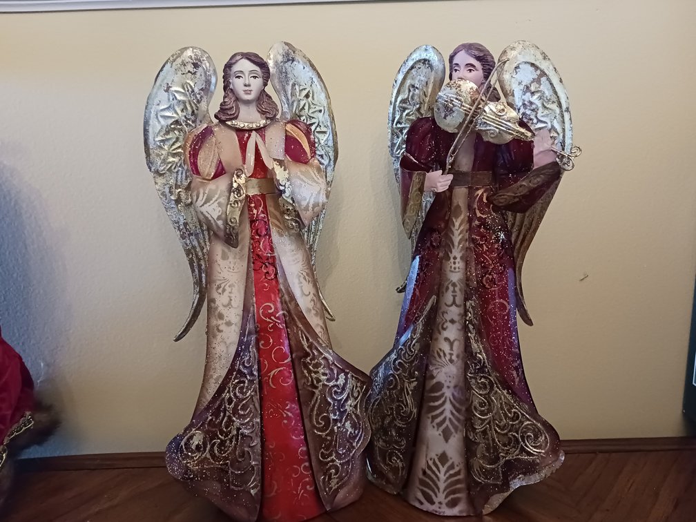 Metal Christmas Angels