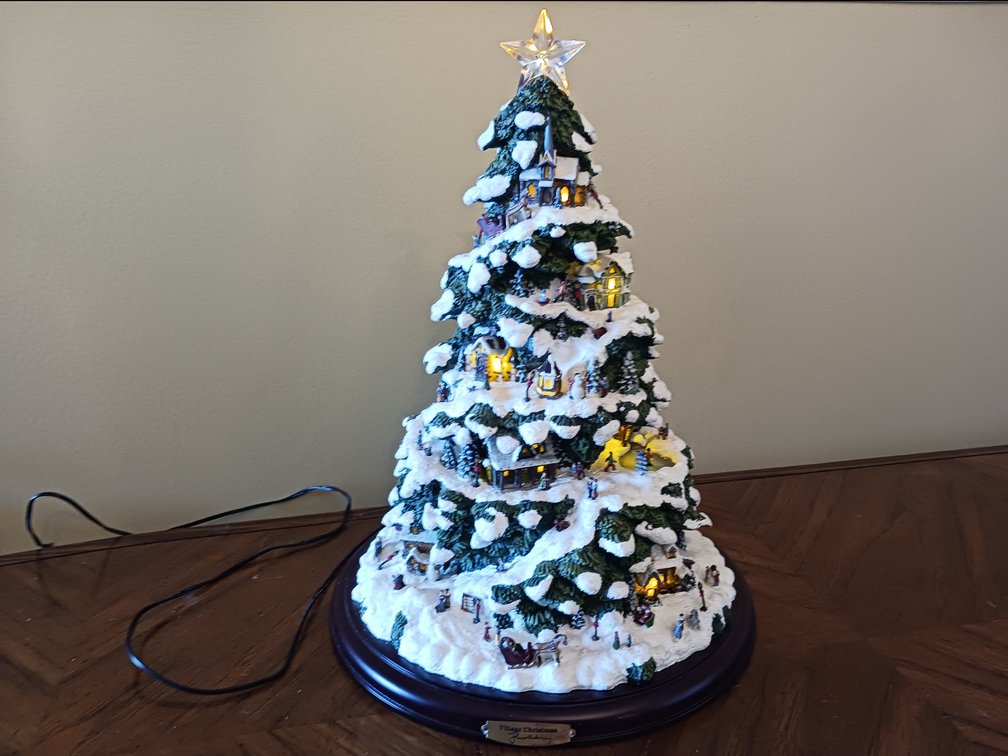 Thomas Kinkade "Village Christmas" Tree