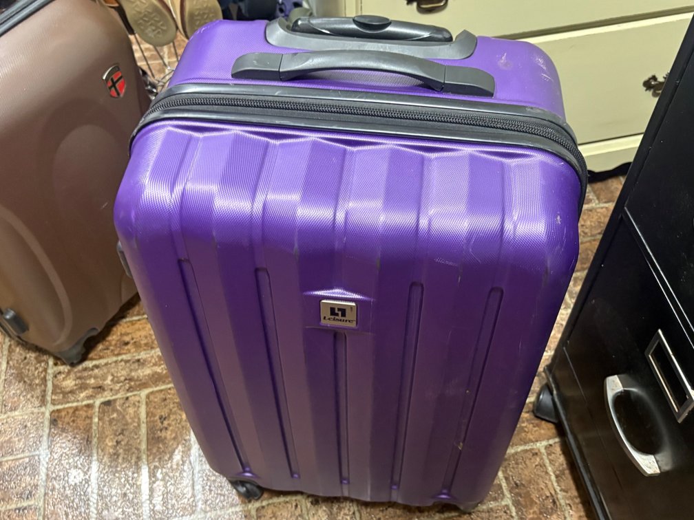 Leisure Eclipse Purple Hardside Suitcase