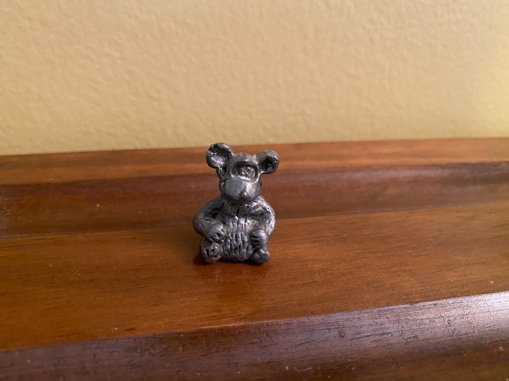Miniature Pewter Animal Figurine