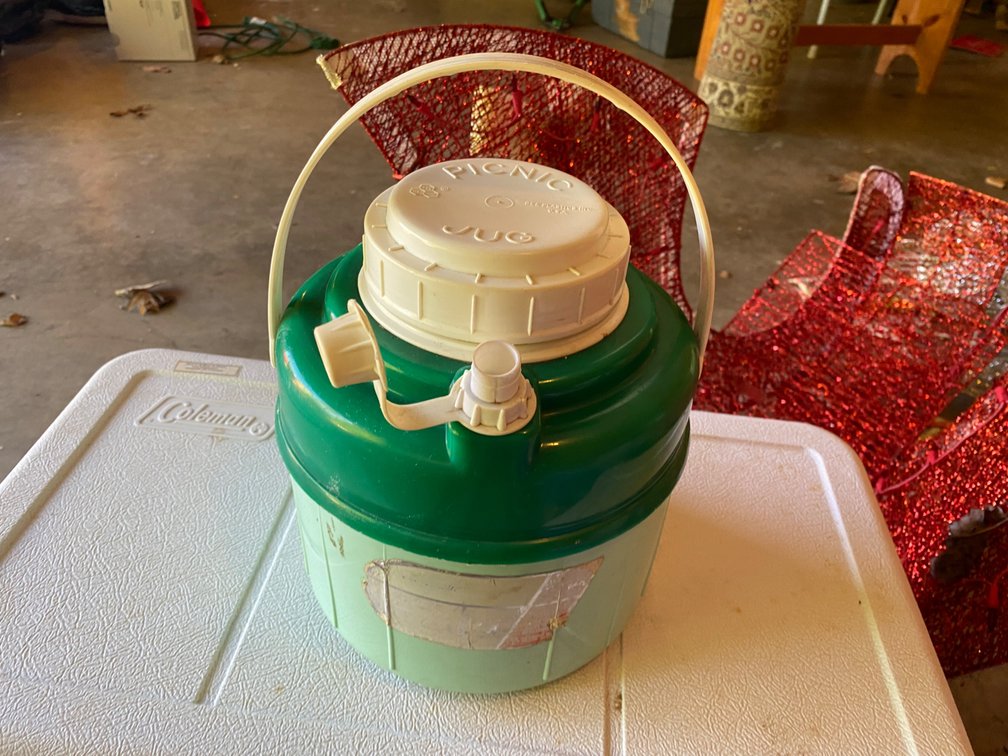 1970s Bee Plastic 1-Gallon Picnic Jug
