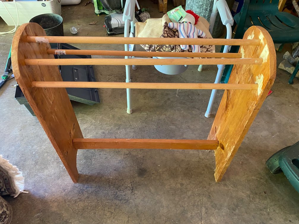 Wooden Quilt Rack
