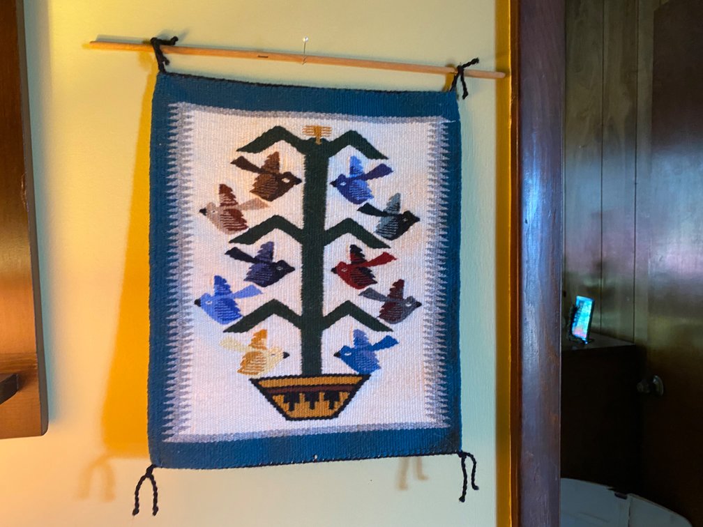 Navajo "Tree of Life" Handwoven Wall Hanging