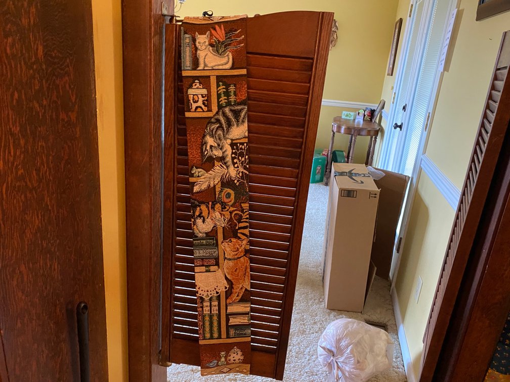 Cat Tapestry Bell Pull