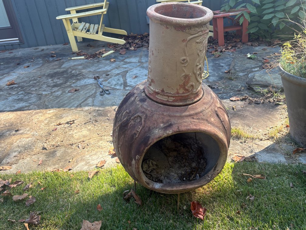 Mexican Clay Chimenea