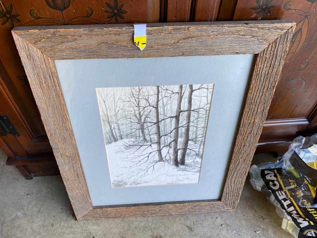 Winter Landscape Framed Print