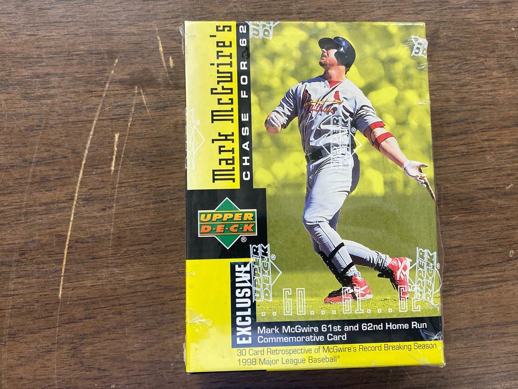 Mark McGwire’s Upper Deck Cards (Unopened)