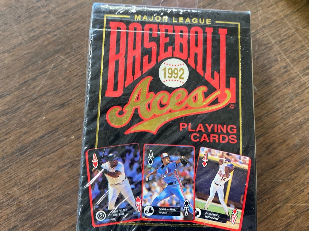 1992 Baseball Playing Cards ( Unopened)