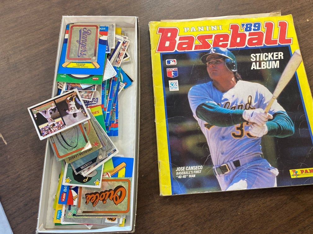 Panini Baseball Sticker Album & Stickers