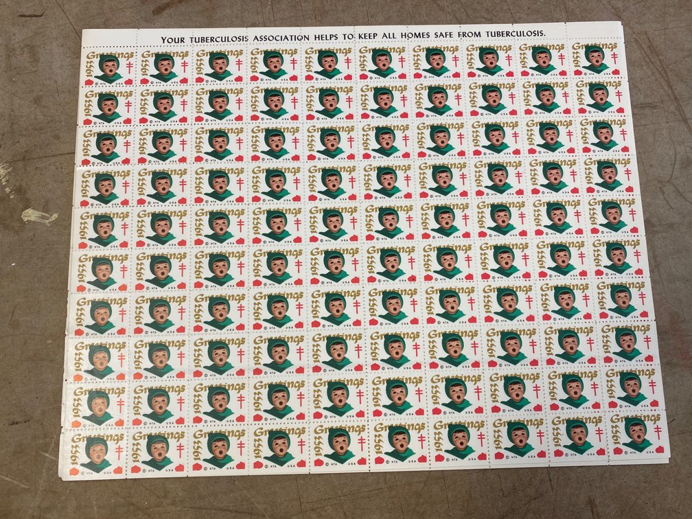 1953 US Christmas Seals (Tuberculosis)