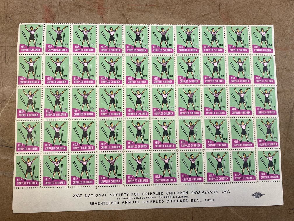 1950 Easter Seals (National Society of Crippled Children & Adults)