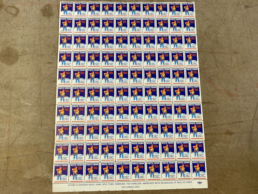 1951 Boys Town Christmas Seals (Nebraska)