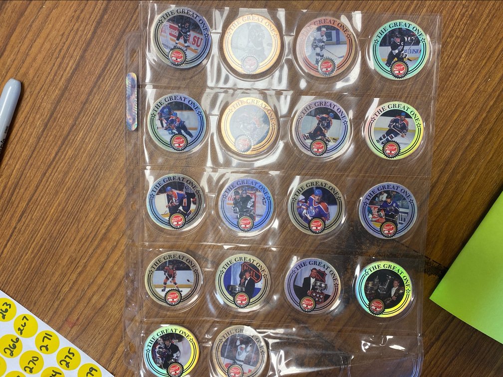1994 Coca-Cola Wayne Gretzky Pogs Collection