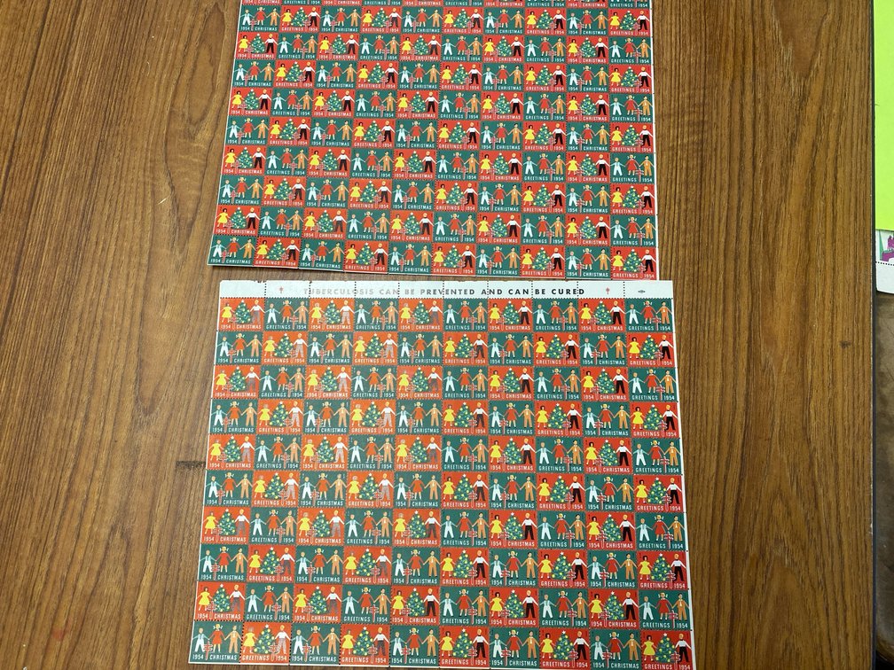 1954 US Christmas Seals (Tuberculosis)