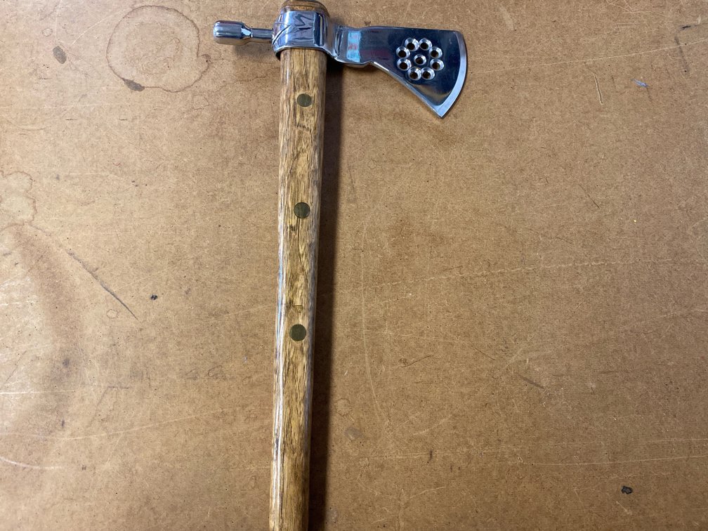 Native American-Style Peace Pipe Tomahawk