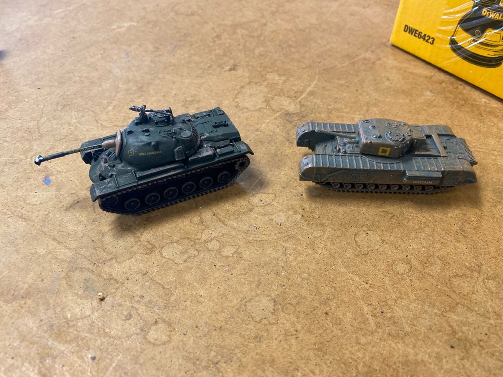 Patton Tank & Churchill Infantry Tank