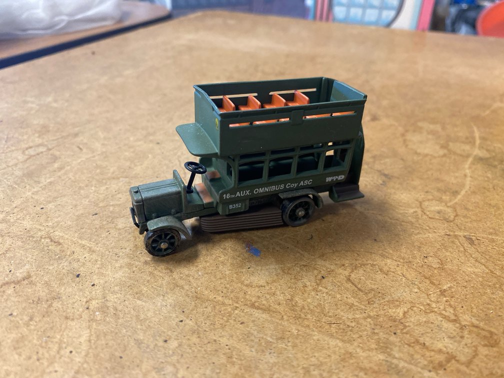 WWI Old Bill Bus Troop Carrier