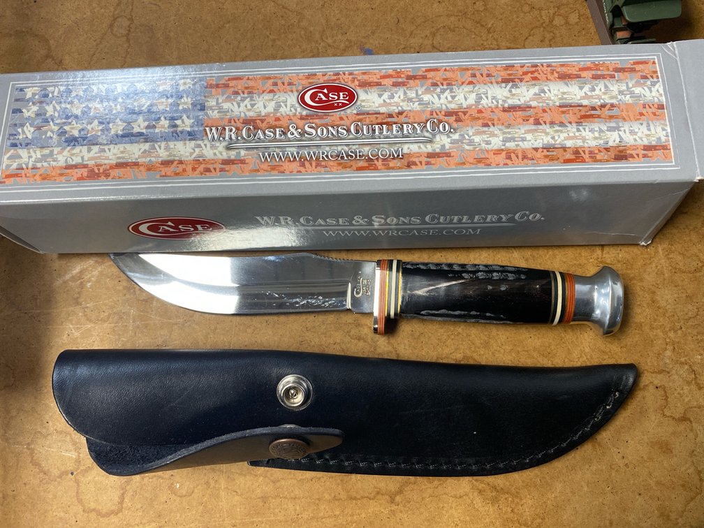 Case Buffalo Horn Hunting Knife