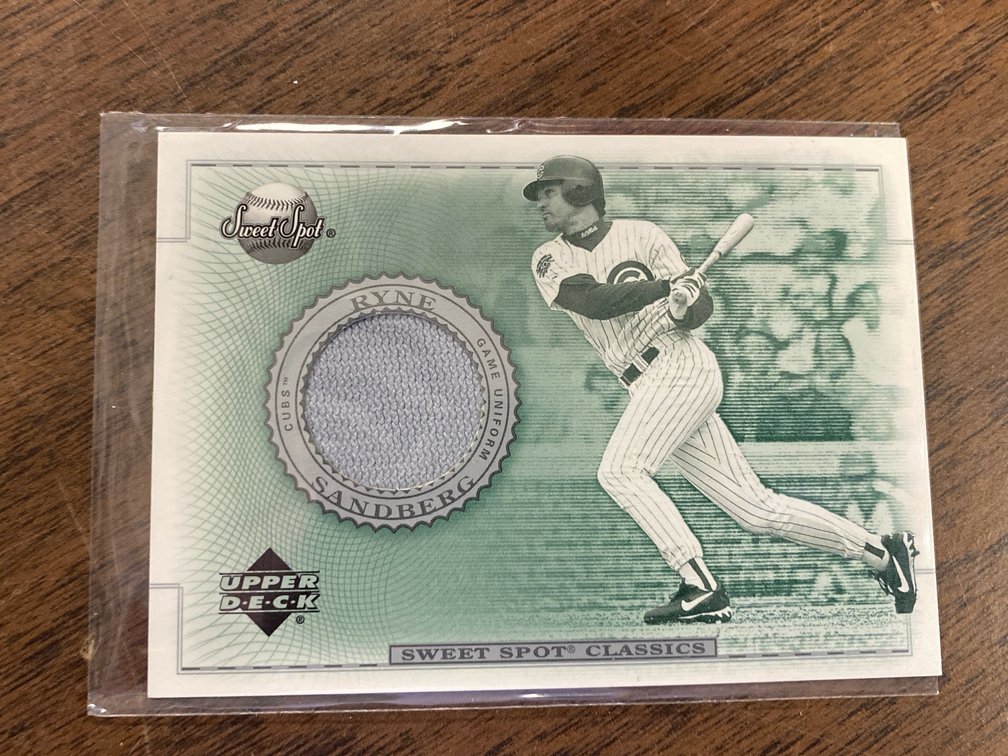 Ryne Sandberg Game-Worn Jersey Card