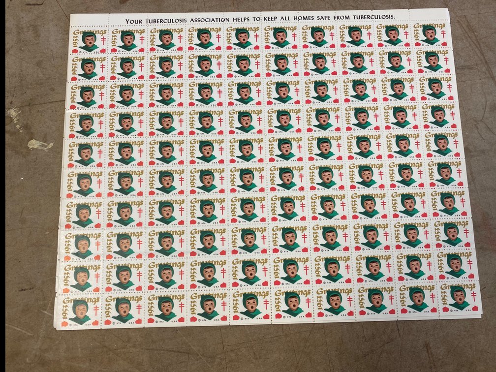 1953 US Christmas Seals (Tuberculosis) (Qty 5)