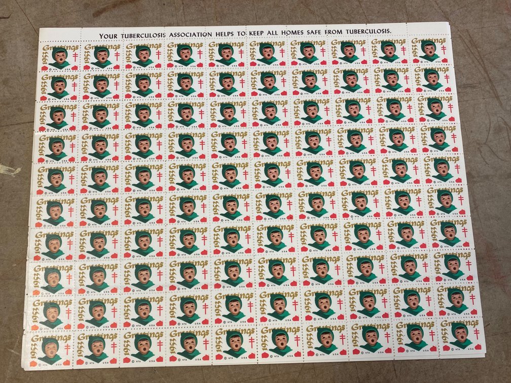 1953 US Christmas Seals (Tuberculosis) (Qty 5)